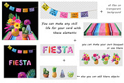 Mexican watercolor flowers.Fiesta., a Texture Illustration by yulia.sukhanova (Thumbnail 2 of 6)