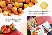 Shavuot Jewish Holiday Clipart, a Seasonal Illustration by Elena Malgina Clipart (Thumbnail 6 of 10)