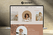 Cindy - Boho Showit Website Template, a Wix Template by Studio Zash (Thumbnail 1 of 10)