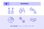 Business Icon Set, an Outline Icon by Pathlord (Thumbnail 2 of 10)