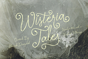 Wisteria Tale - Whimsical Script