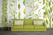 Greenery Collection. Watercolor set, a Decorative Illustration by SaharaArt (Thumbnail 7 of 7)