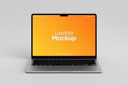 5 Macbook Air M2 Mockups