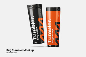 Mug Tumbler Mockup, a Household Mockup by renderstockmarket