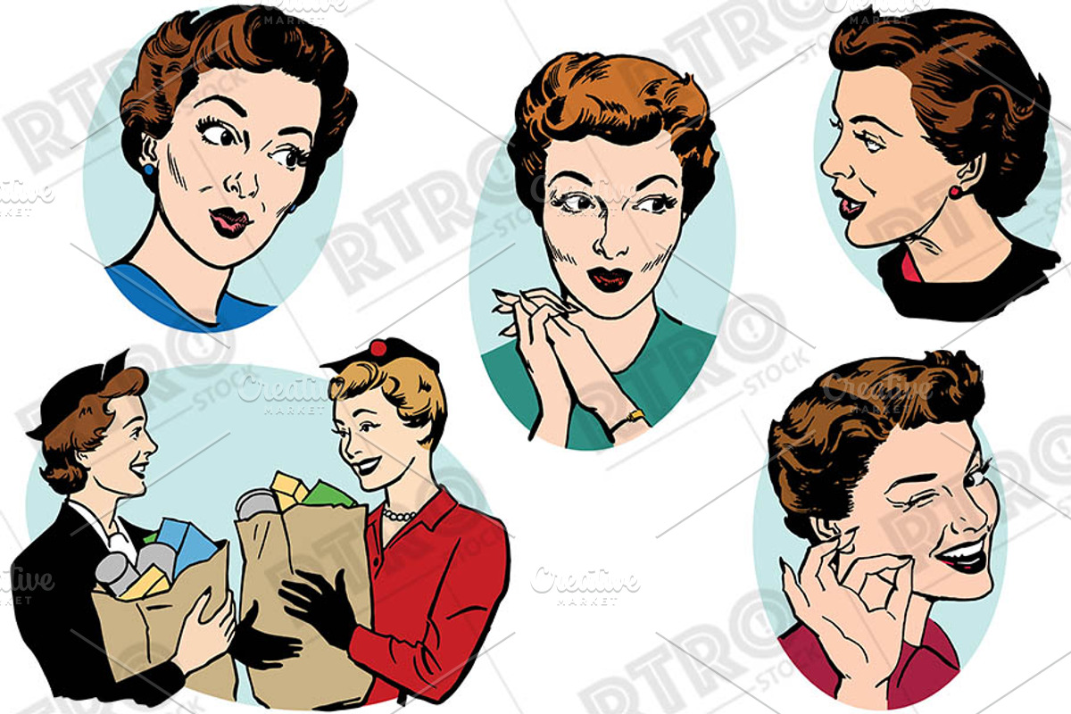 RTRO Women 2, an Illustration by RTRO Stock (Photo 4 of 5)