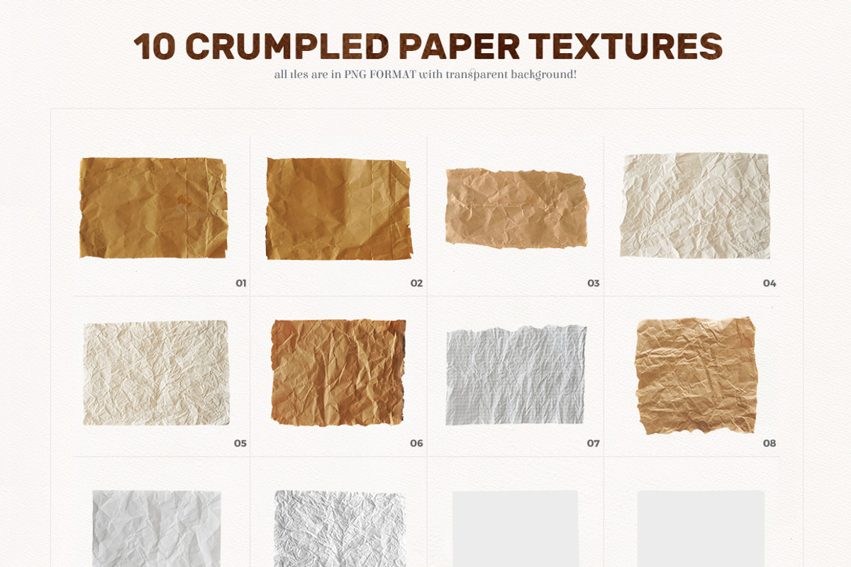 Crumpled Paper Textures preview 3