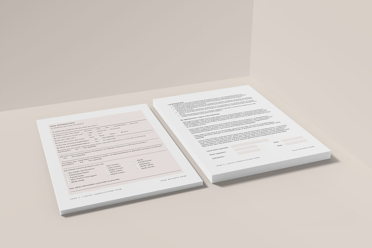 Esthetician Consent Forms, a Websites & App Template by SwitzerShop (Photo 7 of 8)