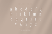 California - Stylish Fashion Font, a Serif Font by Sensatype (Thumbnail 12 of 15)