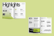 Minimalist Impact Report Template, a Brochure Template by fakhroo (Thumbnail 3 of 9)