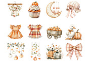 Nursery Little Pumpkin Clipart, an Illustration by Design Market (Thumbnail 3 of 5)