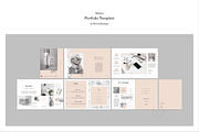 Editorial Portfolio PSD • Noémi, a Brochure Template by Nonola (Thumbnail 7 of 7)