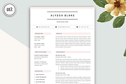 CV Resume Template for Word, a Resume Template by GResume (Thumbnail 2 of 7)