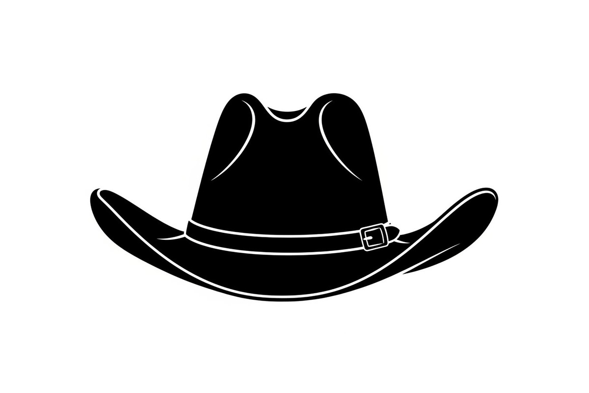 Minimal Cowboy Hat Silhouette Bundle, an Illustration by Designs_River (Photo 5 of 51)