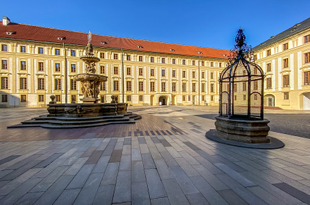 Prague Castle in the spring morning sun, a Holiday Photo by PhotoVision Pavel Rezac