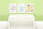 Frame mockups with child crib, a Print Template by Milan Mockup (Thumbnail 2 of 5)
