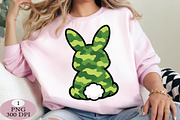 Camouflage Easter Bunny PNG, an Illustration by Daily.Designs (Thumbnail 3 of 5)