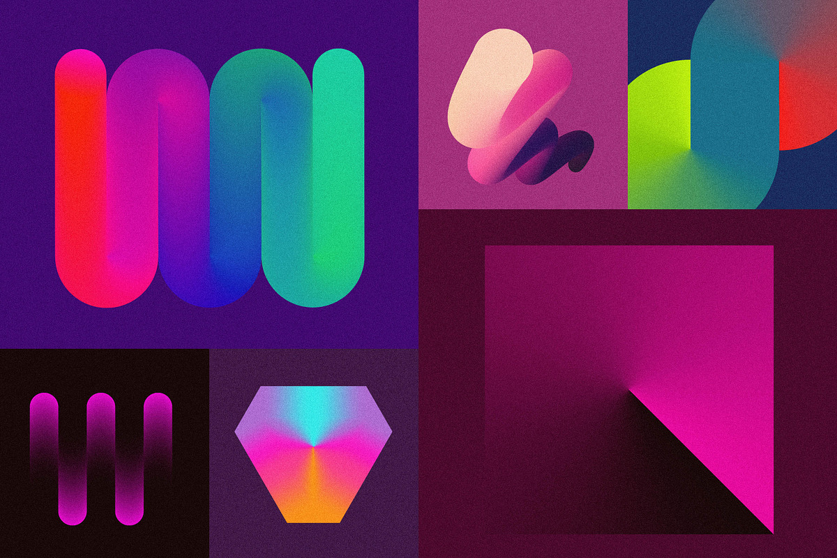 Blender 2: 160 Gradient Blend Shapes, an Object Graphic by RuleByArt (Photo 16 of 23)