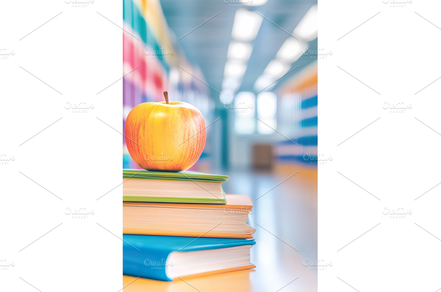 Back to School concept, apple atop, a School & Education Photo by Lermont51