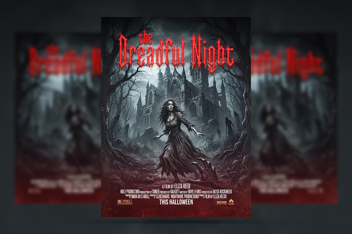Necroman - Spiky Gothic Font, a Blackletter Font by Aksapix Studio (Photo 6 of 8)