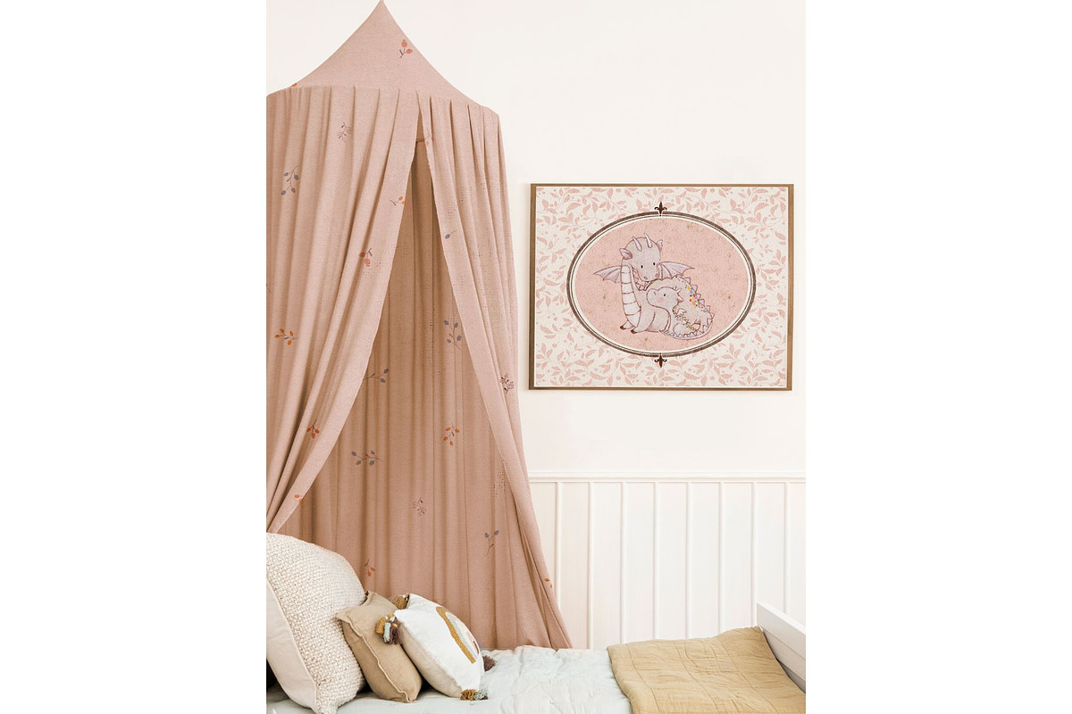 Under Mama's Wings Nursery Pattern, a Pattern Graphic by MouseGrey (Photo 6 of 13)