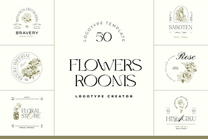 Flowers Room Logo Creator