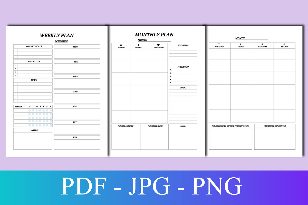 2025 Ultimate Goal planner, a Stationery Template by Designmela01 (Photo 4 of 4)