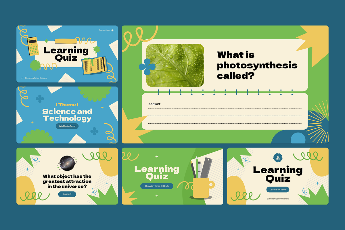 Learning Quiz Keynote, a Presentation Template by YossyOneStd (Photo 7 of 7)