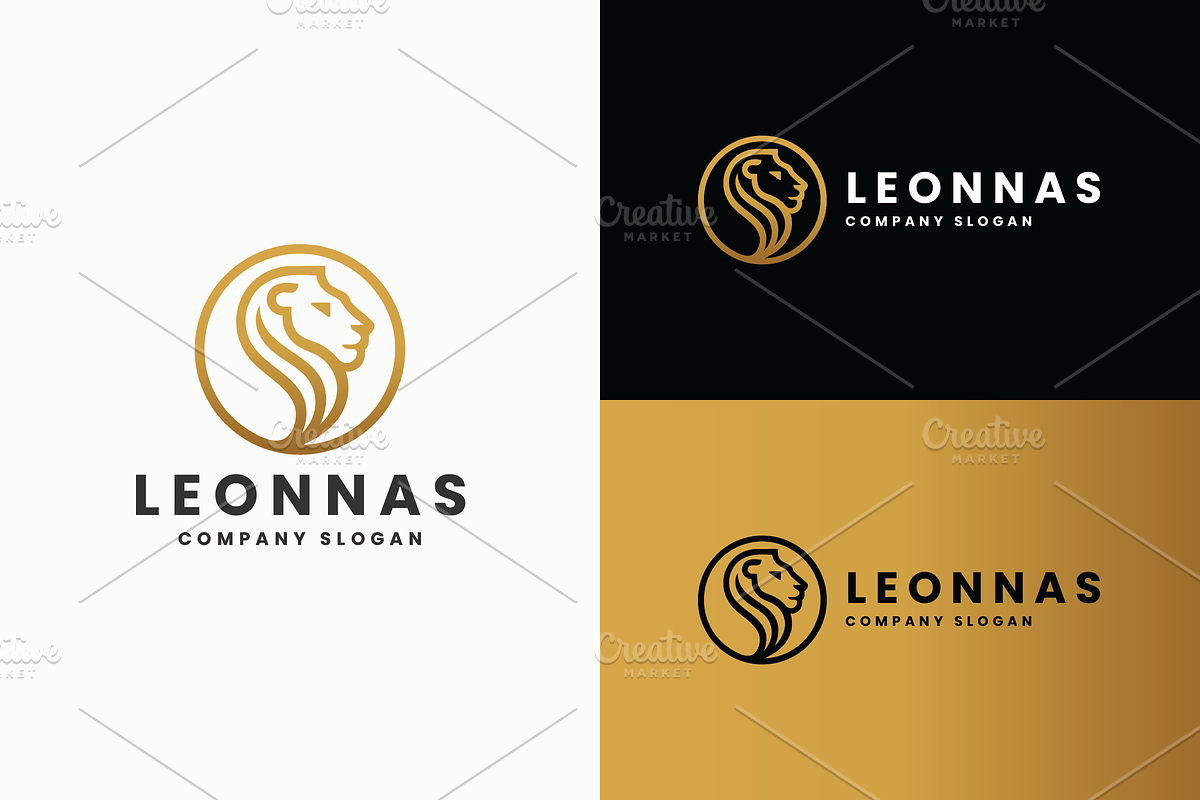 Majestic Lion Head Luxury Logo, a Branding & Logo Template by Design_Planet (Photo 1 of 3)