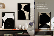 Black Bold Abstract Art Print Bundle, a Decorative Illustration by Vibrand Studio (Thumbnail 6 of 10)