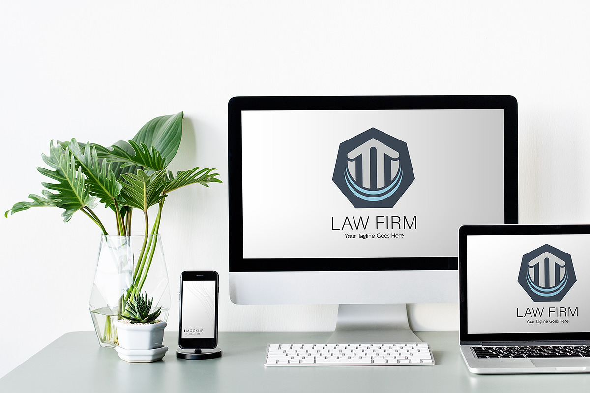 Custom Law Firm Logo Design, a Branding & Logo Template by YUDesignStore (Photo 7 of 7)