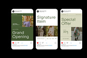 Clean Grand Opening Instagram Post, a Social Media Template by Neermana (Thumbnail 2 of 4)