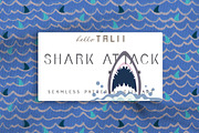 SHARK ATTACK VECTOR BUNDLE, an Illustration by Hello Talii (Thumbnail 1 of 9)