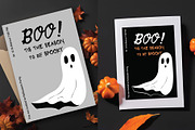 Modern Halloween Card / Invitation, a Card Template by AestheticArchitect (Thumbnail 4 of 4)