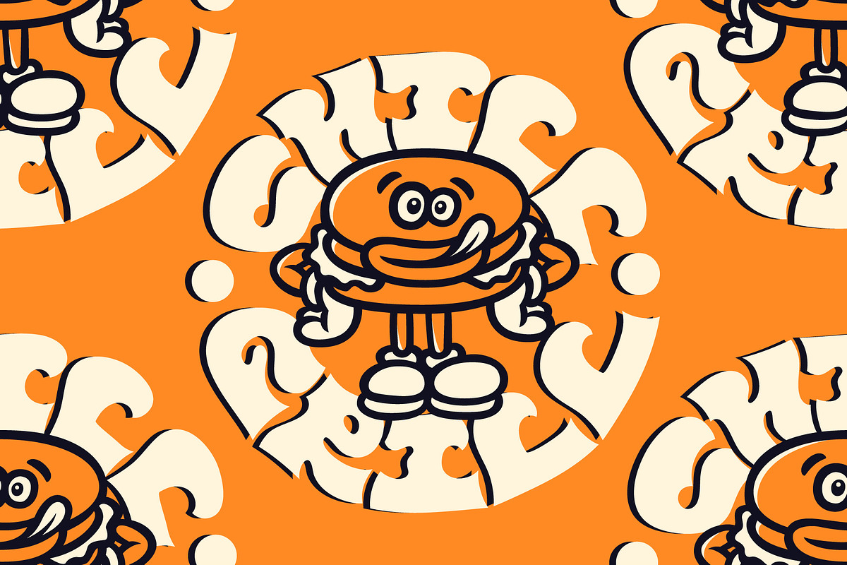 Lazy Dude - font and illustrations, a Slab Serif Font by Gleb Guralnyk (Photo 2 of 6)