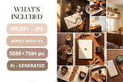 60 Walnut Home Office Stock Photos, a Business Photo by Selenique Studio (Thumbnail 3 of 9)