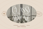 Classy Brune Sans Serif  Typeface, a Sans Serif Font by Typetemp Studio (Thumbnail 1 of 21)