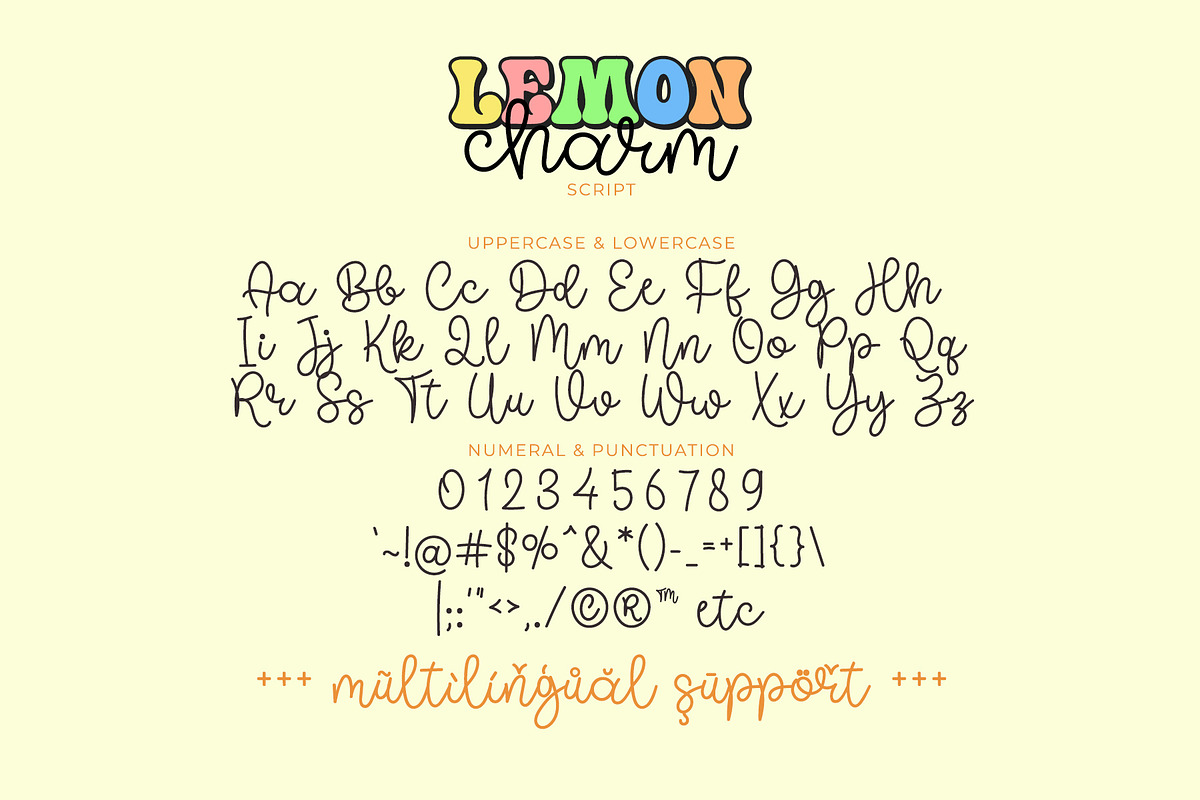 Lemon Charm - Cute Font Duo, a Handwritten Font by Airotype (Photo 10 of 11)