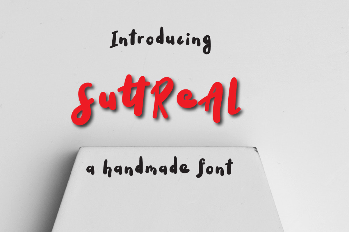 SuttReAl Typeface