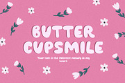 Butter Cupsmile Font, a Handwritten Font by MyFontsShop (Thumbnail 1 of 5)