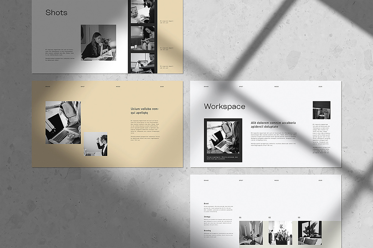 Mood Brief Template, a Presentation Template by WhiteGraphic (Photo 6 of 8)