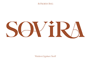 Sovira - Modern Ligature Serif, a Serif Font by Luna Shop (Thumbnail 1 of 10)