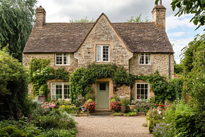 Charming traditional English cottage, a Photo by Iftikhar Alam