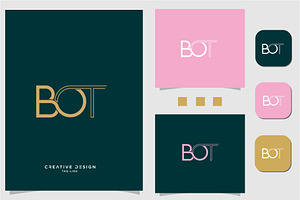 BOT ,B ,O ,T ,Abstract Letters Logo, a Branding & Logo Template by art_creater
