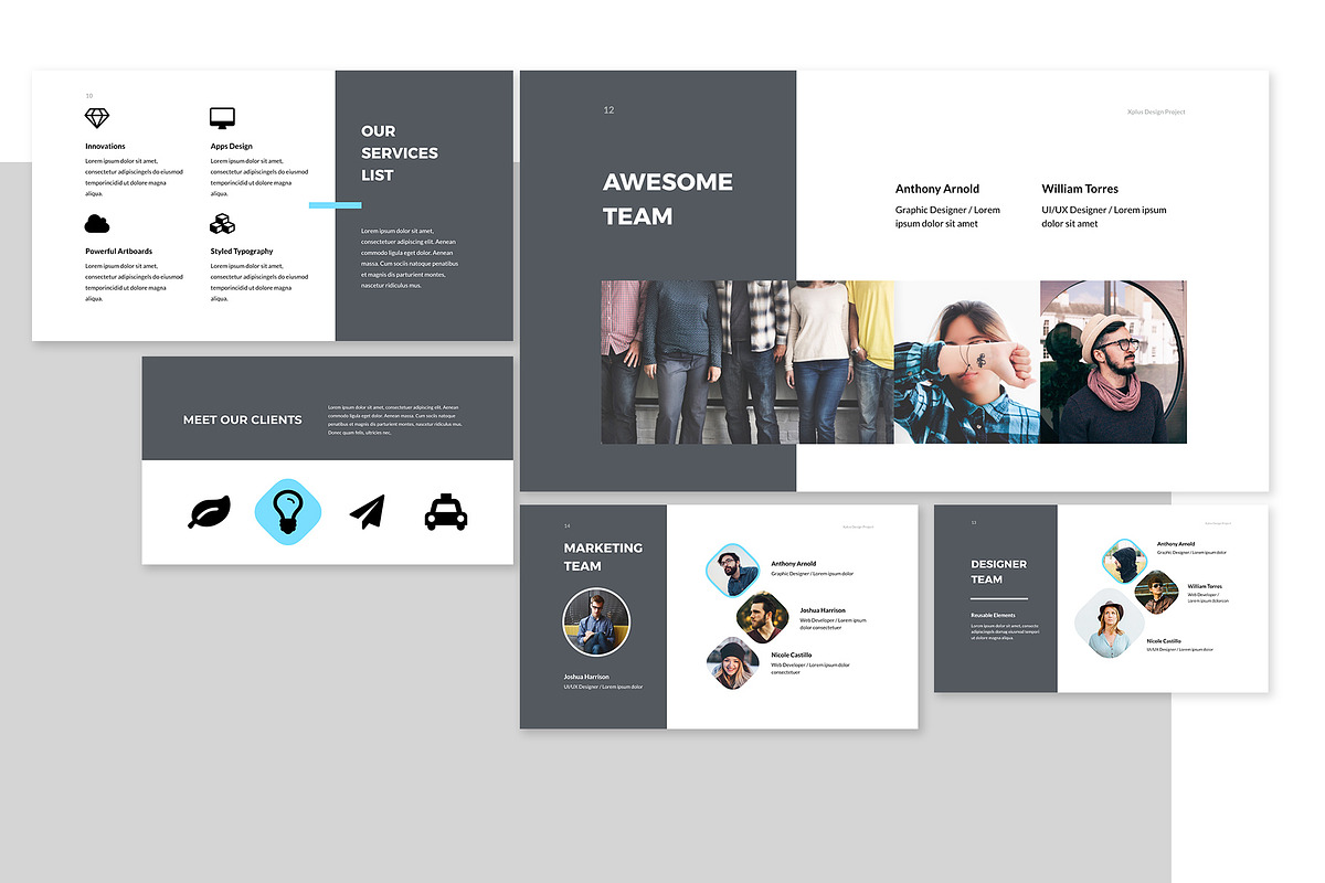 Xplus - Creative Keynote Template, a Presentation Template by KHIDD (Photo 4 of 15)