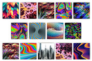 Glitch Psychedelic 09.Digital Paper., a Texture Illustration by KENO Mascots (Thumbnail 3 of 3)