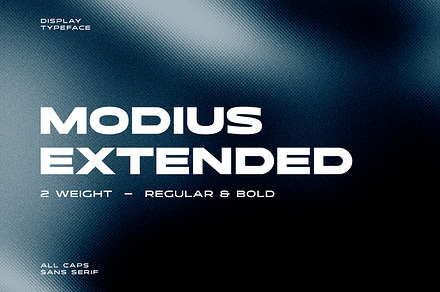 Modius Extended, a Sans Serif Font by Typologic