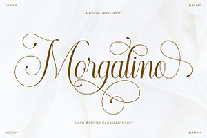 Morgalino - Wedding Script Font