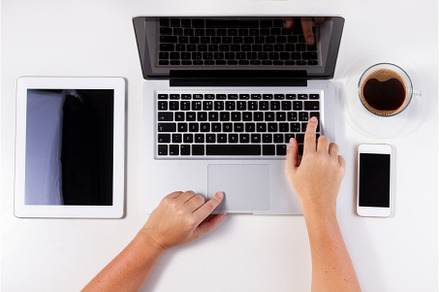 modern devices set up, a Business Photo by Neirfy