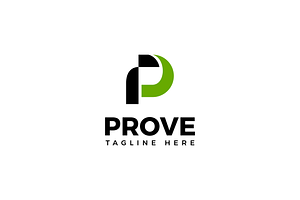 Logo design letter P