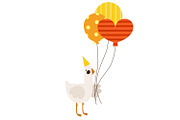 Party Animal Geese: Fun Celebration, an Animal Illustration by the_myro (Thumbnail 5 of 5)